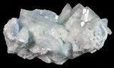 Tabular, Blue Barite Crystal Cluster - Spain #55215-1